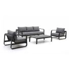Forza Liri Sessel-Sofa Lounge-Set 4-teilig