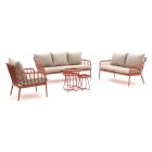 Manifesto Celante/Pito Sessel-Sofa Lounge-Set 6-teilig