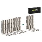 Madison Fiber Hochleher Auflagen Set von 4