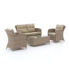 Intenso Leone/Milano Sessel-Sofa Lounge-Set 4-teilig