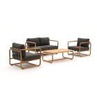 Apple Bee Dolce Sessel-Sofa Lounge-Set 4-teilig