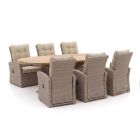 Intenso Mazzano/ROUGH-Y Ellips 240 cm Gartenmöbel-Set 7-teilig verstellbar