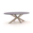 Bellagio Induno Ellips Gartentisch 240x120 cm