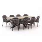 Bellagio Cupello/ROUGH-Y Ellipse 280 cm Gartenmöbel-Set 9-teilig