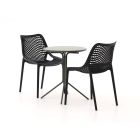 Forza Ripi/Aziano ø 60 cm Balkon-Set 3-teilig stapelbar