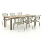 Apple Bee Hawaii/ROUGH-S 220 cm Gartenmöbel-Set 7-teilig stapelbar