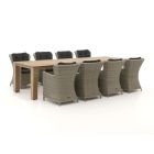 Intenso Milano/ROUGH-X 320 cm Gartenmöbel-Set 9-teilig