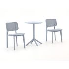 Forza Xitta/Rieti ø 60 cm Balkon-Set 3-teilig