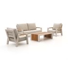 Bellagio Bisenzio Sessel-Sofa Lounge-Set 4-teilig