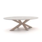 Bellagio Induno Ellips Low Dining Gartentisch 240x120 cm