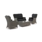 Intenso Milano Sessel-Sofa Lounge-Set 4-Sitzer 4-teilig