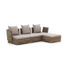 ROUGH-B Chaiselongue Lounge-Set 4-teilig