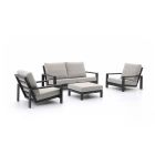 Bellagio Vezzano Sessel-Sofa Lounge-Set 4-teilig
