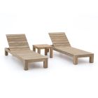 ROUGH-X Gartenliegen-Set 3-teilig