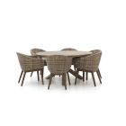 Intenso Venaco/ROUGH-Y ø 150 cm Gartenmöbel-Set 7-teilig