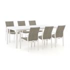 Manifesto Villongo/Menzano 220 cm Gartenmöbel-Set 7-teilig stapelbar