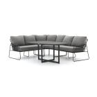 Tierra Outdoor Rivera Dining Lounge-Set 3-teilig