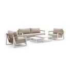 Bellagio Bertinoro Sessel-Sofa Lounge-Set 5-teilig 5-Sitzer