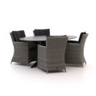 Intenso Adriano/Furato ellips 200 cm Gartenmöbel-Set 5-Teilig