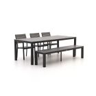 Bellagio Fidenza 220 cm Gartenmöbel-Set mit Sofa 5-Teilig Stapelbar