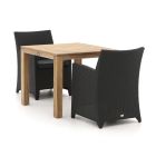 Forza Barolo/ROUGH-S 90 cm Gartenmöbel-Set 3-teilig