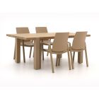 Hartman Flow/Almeria 200 cm Gartenmöbel-Set 5-teilig