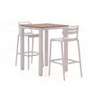 Forza Vico/Fidenza 80 cm Gartenbar-Set 3-teilig