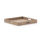 ROUGH-X Tablett 50x50 cm - Old Teak Greywash