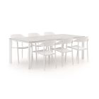 Bellagio Valli/Isolo 220/280cm dining tuinset 7-delig uitschuifbaar