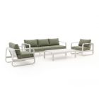 Forza Liri Sessel-Sofa Lounge-Set 4-teilig