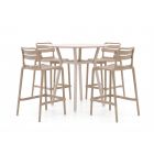 Forza Vico/Tritoni ø 110 cm Gartenbar-Set 5-teilig