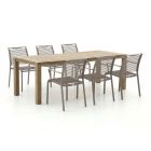 Apple Bee Hawaii/ROUGH-S 220 cm Gartenmöbel-Set 7-teilig stapelbar