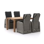 Intenso Umbria/ROUGH-S 160 cm Gartenmöbel-Set 5-teilig verstellbar