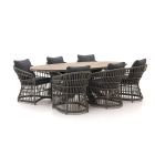 Intenso Cameri/ROUGH-Y Ellips 240 cm Gartenmöbel-Set 7-teilig