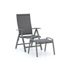 Bellagio Elegance Gartenstuhl Hochlehner mit Stresa Hocker