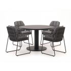Tierra Outdoor Rivera/La Fonte ø 120 cm Gartenmöbel-Set 5-teilig
