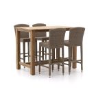 Intenso Sergio/ROUGH-X 135 cm Gartenbar-Set 5-teilig