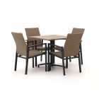 Manifesto Villongo/Canzo 80 cm Gartenmöbel-Set 5-teilig Stapelbar inklapbaar