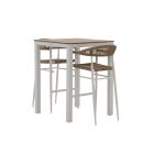 Manifesto Belpasso/Fidenza 80 cm Gartenbar-Set 3-teilig stapelbar