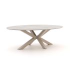 Bellagio Induno Ellips Gartentisch 280x130 cm