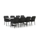 Tierra Outdoor Natal/Naro 280 cm Gartenmöbel-Set 9-teilig