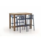 Forza Cali/ROUGH-X 135 cm Gartenbar-Set 5-teilig stapelbar