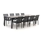 Bernstein Amberg/Mannheim 220 cm Gartenmöbel-Set 9-teilig stapelbar/ausziehbar