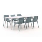 Forza Narni/Sora 220 cm Gartenmöbel-Set 7-teilig stapelbar