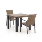 Manifesto Villongo/ROUGH-S 90 cm Gartenmöbel-Set 3-teilig stapelbar