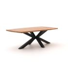 Bellagio Induno Dänisch oval Gartentisch 220x110 cm