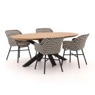 Hartman Delphine/Stephanie 200 cm Gartenmöbel-Set 5-teilig