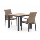 Manifesto Villongo/Fidenza 90 cm Gartenmöbel-Set 3-teilig stapelbar