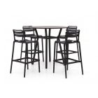 Forza Vico/Tritoni ø 110 cm Gartenbar-Set 5-teilig