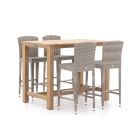 Forza Sironi/ROUGH-X 135 cm Gartenbar-Set 5-teilig